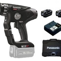 Marteau perforateur sans fil Panasonic EY78A1LJ2G Batterie Li-Ion 18V Ensemble de marteaux rotatifs SDS-plus (2x batterie 5.0Ah) dans l'étui