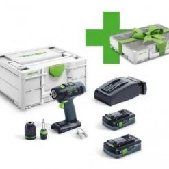 Perceuse visseuse sans fil Festool T 18+3 HPC 4,0 I-Plus Organizer Edition - Perceuse-visseuse sans fil - 577428