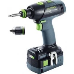 Perceuse visseuse sans fil Festool T 18+3 HPC 4,0 I-Plus - Perceuse-visseuse sans fil