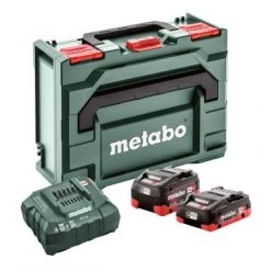 Kit de démarrage sans fil Metabo 685136000 Set de démarrage 18V LiHD (1x batterie 4.0Ah + 1x batterie 5.5Ah) + chargeur dans Metaloc