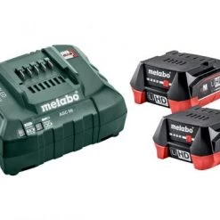 Kit de démarrage sans fil Metabo 685301000 - Set batteries LiHD 12V (2x 4,0Ah) + Chargeur